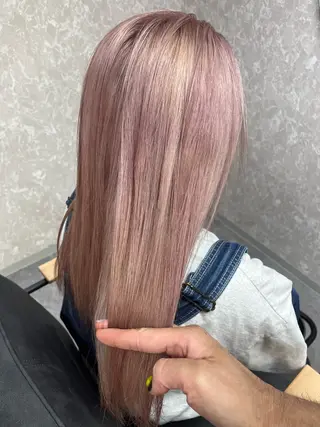 ロング カラー 池田 真衣のヘアスタイル