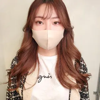 ロング 韓国レイヤー　 suzuのヘアスタイル