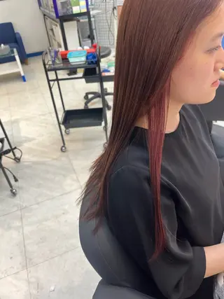 ロング カラー 86futureshair所属・岡田 麻矢のヘアスタイル