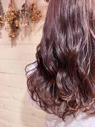 ロング カラー ヘアアレンジ ミズタ マイのヘアスタイル