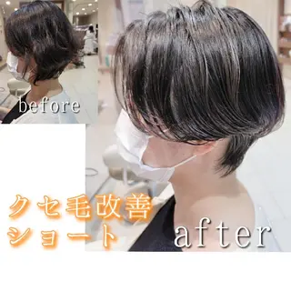 ショート 村岡【店長】 【骨格矯正ショート】のヘアスタイル