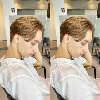 パーマ メンズ SORA表参道所属・🫧透明感カラー🫧 暖色/島田晃太郎のヘアスタイル