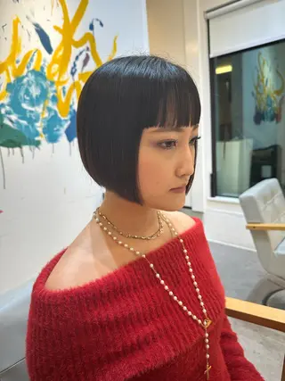 ミディアム un.所属・un. aiのヘアスタイル