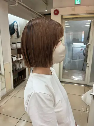 ミディアム トミオカ ノアのヘアスタイル