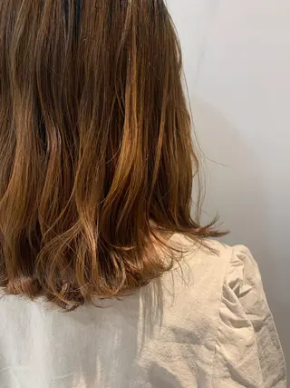 セミロング カラー 高橋友里亜 /フリーランスのヘアスタイル