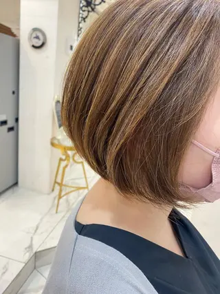 ショート カラー shanti 渡辺新也✂️のヘアスタイル
