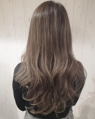 ロング カラー 西川 敏夫のヘアスタイル