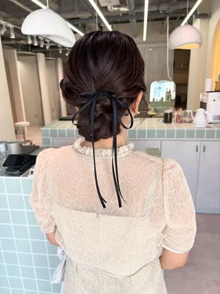 ヘアアレンジ 広島/わかな/ヘア セット/オリーブのヘアスタイル