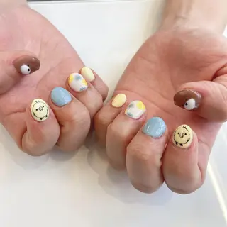 ネイル 韓国風✨髪質改善✨ 縮毛矯正✨松浦知奈美のヘアスタイル