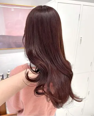 セミロング カラー 透明感カラー🪡🤍 nanao🤍🪡のヘアスタイル