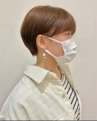 ショート カラー FRAME spa&hair room博多店【フレーム】所属・髪質改善｜顔周り｜博 多｜川上智也のヘアスタイル