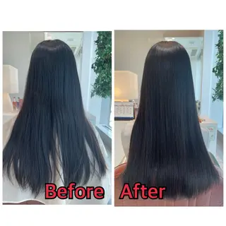 ロング 平 真亜里のヘアスタイル