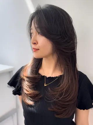 ロング 表参道/レイヤー/ ABU🐦‍🔥のヘアスタイル