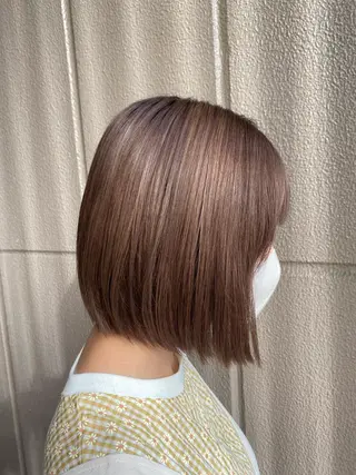 ミディアム カラー 銀座⚜️【脱白髪染め 美髪矯正】トグチのヘアスタイル