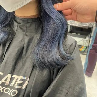 セミロング カラー 韓国スタイル🇰🇷 トレンドレイヤー🪡のヘアスタイル