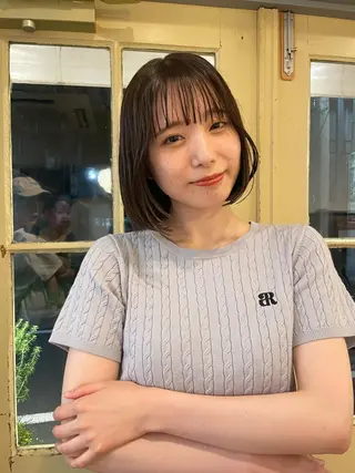 ショート カラー ヘアアレンジ KURIA*⋆ஐ ブリーチ/韓国ヘアのヘアスタイル