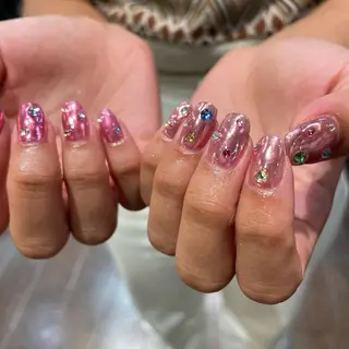 ネイル ニュアンスネイル/ ボブ/まちゃこのヘアスタイル