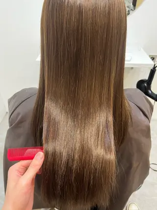 ロング カラー 【髪質改善】全席個室 Zina北千住　高澤のヘアスタイル