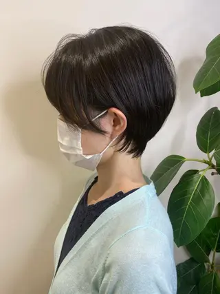 ショート ボブ韓国風レイヤー 髪質改善/畠中ケントのヘアスタイル