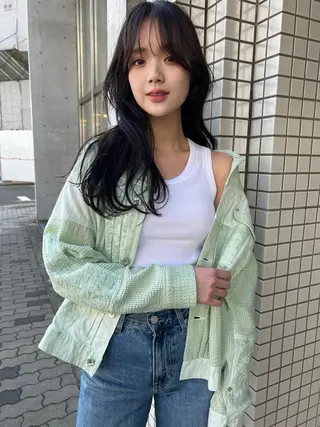 ロング 太田 絵麻のヘアスタイル