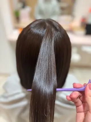 ミディアム 川島 梨菜🌹のヘアスタイル