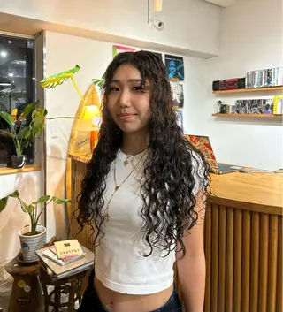 パーマ AOI✖️ BY MY SIDEのヘアスタイル