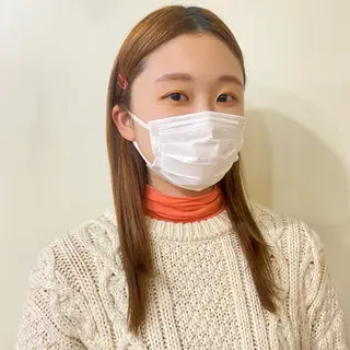 セミロング カラー パーマ Lilu しずくのヘアスタイル