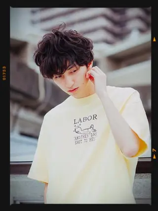 ショート パーマ メンズ 相武台ショート特化 💐川崎希💐のヘアスタイル