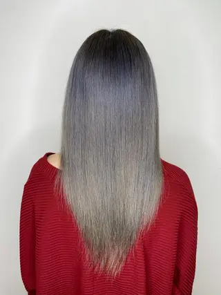 ロング カラー 杉田 一浩のヘアスタイル