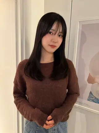 セミロング カラー riria/ボブ /ブラウンカラー🎀のヘアスタイル