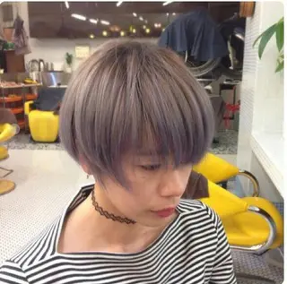 ショート カラー Garret 新宿店【ギャレット】所属・⛑️髪質改善請負人 ⛑️ヤマザキタカヒトのヘアスタイル