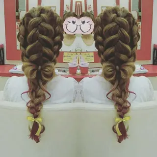 ヘアアレンジ ロング Le Lien カジのヘアスタイル