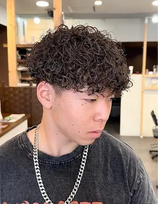 パーマ メンズ 年間2000名担当◎ パーマ職人/仲原佑樹のヘアスタイル