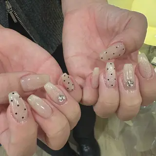 ネイル 韓国ワンホンネイル 🐈‍⬛natsuのネイルデザイン