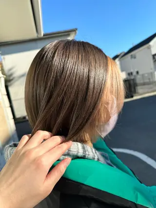 ショート カラー 🪼高評価🪼 💎柴崎の藤咲💎のヘアスタイル