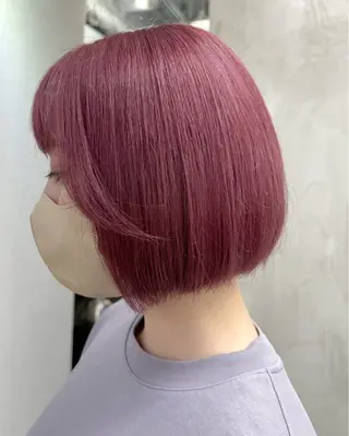 ショート カラー 🫐寒色系カラー 🫐ヤマナカリリカのヘアスタイル