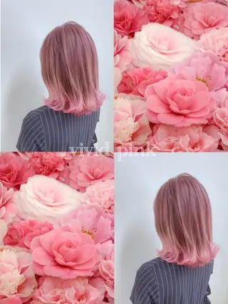 ミディアム ヲタク美容師 店長　上原のヘアスタイル