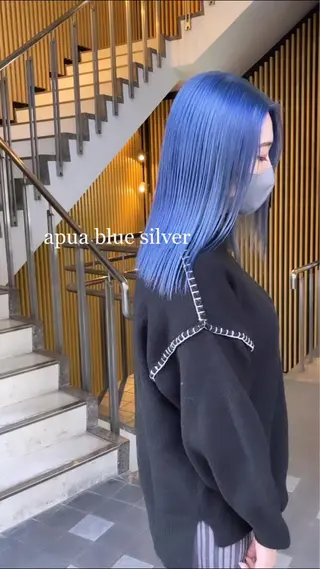 ミディアム カラー Selenehair 三条本店のヘアスタイル