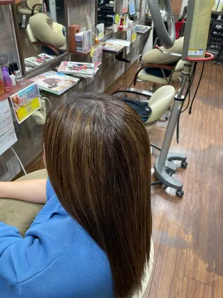 ロング カラー Hair Peace所属・戎 歩のヘアスタイル