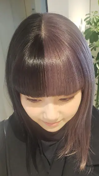 カラー ロング arrow🖤 もえみのヘアスタイル