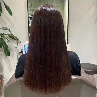 ロング ハルカ/暖色カラー/ ブリーチカラーのヘアスタイル