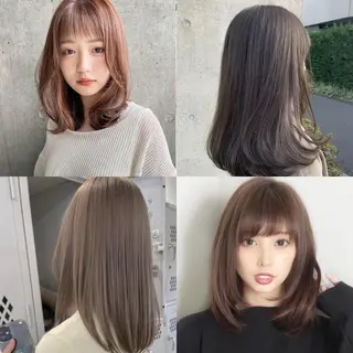 ミディアム color　専門店 ディレクター上原のヘアスタイル