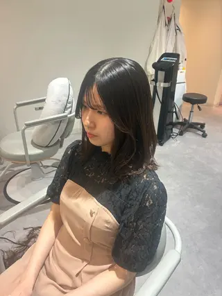 ミディアム 石井綾華🩰10月 カットモデル無料のヘアスタイル