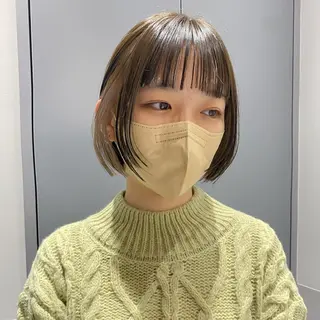 ショート ୨୧柔らかいカラー nozomi ୨୧のヘアスタイル