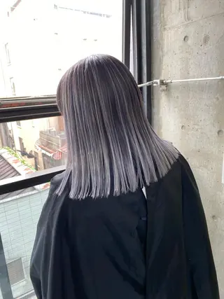 ミディアム カラー 🌈透明感カラー ✨松田龍也🌈のヘアスタイル