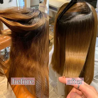 セミロング 髪質改善特化 ミサワコウキのヘアスタイル