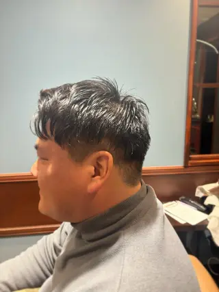 メンズ レイヤーカット/艶髪 /パーマaikoのヘアスタイル