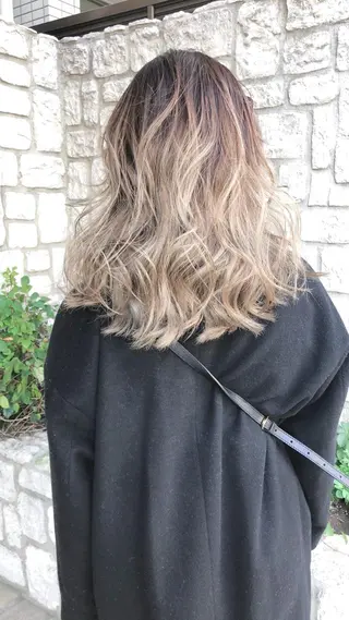 セミロング カラー パーマ ヘアアレンジ OAK  兵庫所属・OAK 兵庫のヘアスタイル