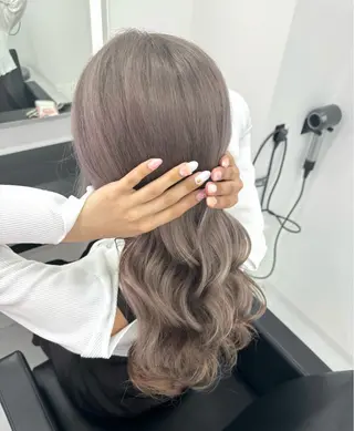 ロング EGO所属・ブリーチカラー💖 rukaのヘアスタイル