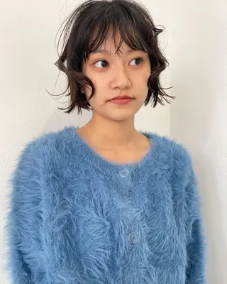 ショート パーマ HIBIKI/原宿 ハッシュカット🪄のヘアスタイル